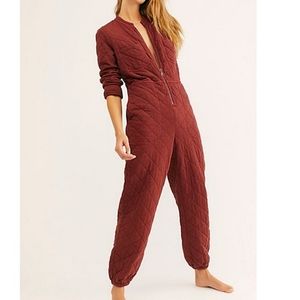 Free People Quilted jumpsuit